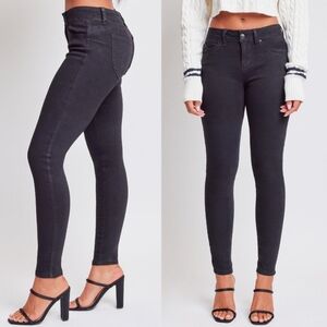 ymi wannabettabutt - dark wash butt lifting denim skinny jeans